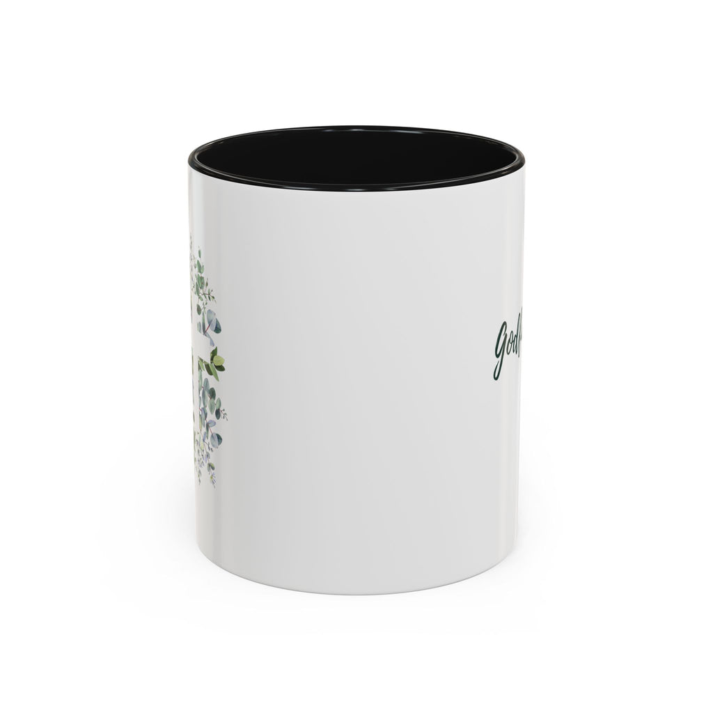 Personalized Godfather Gift Mug – Minimalist Eucalyptus (11oz)
