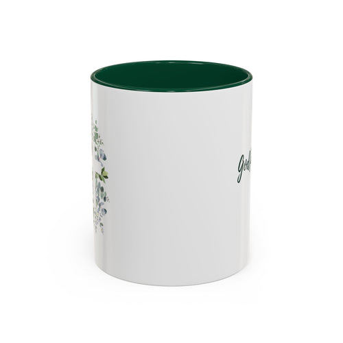 Personalized Godfather Gift Mug – Minimalist Eucalyptus (11oz)