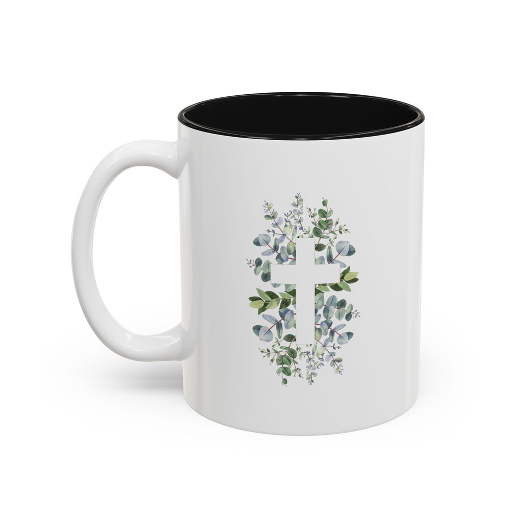 Personalized Godmother Gift Mug – Minimalist Eucalyptus (11oz)