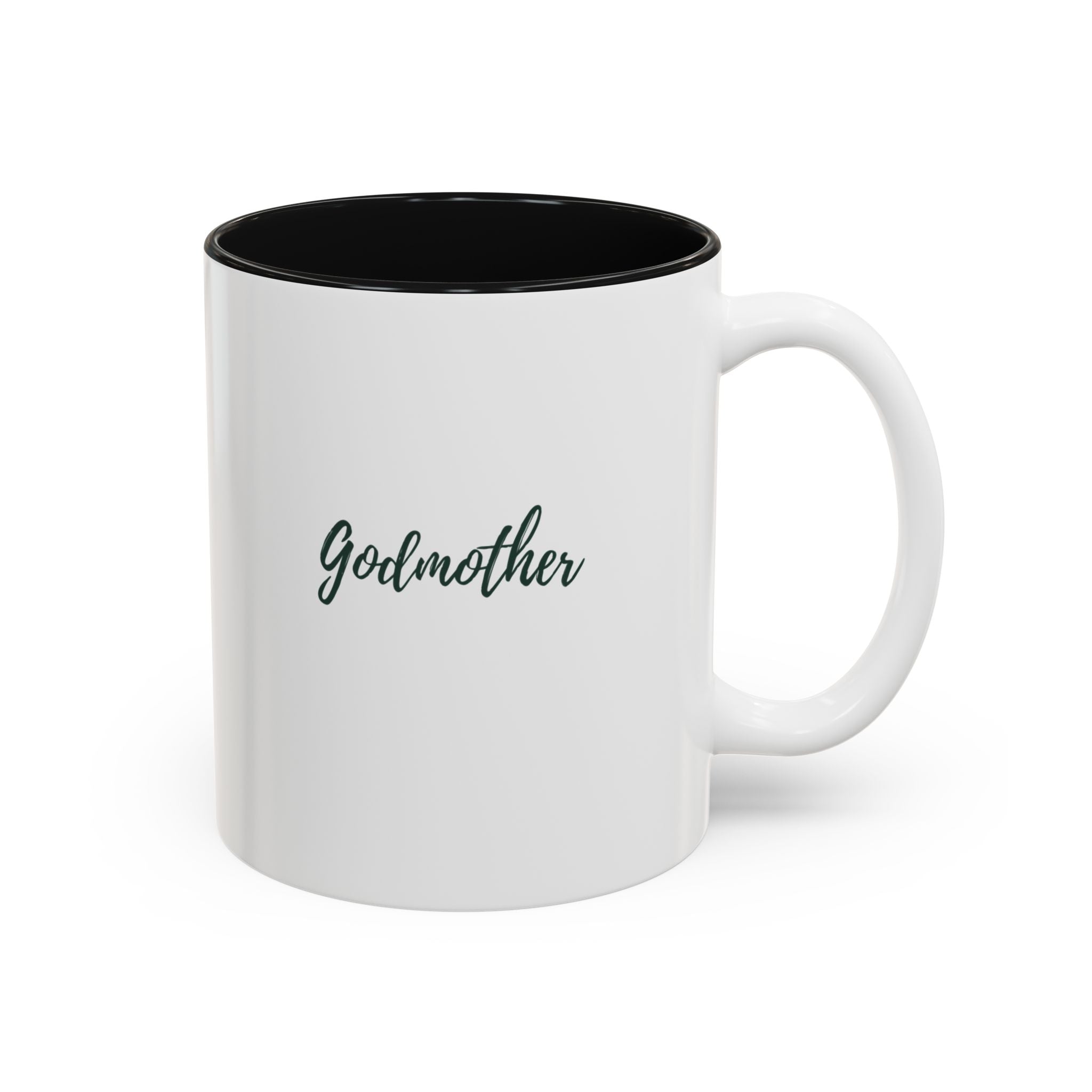 Personalized Godmother Gift Mug – Minimalist Eucalyptus (11oz)