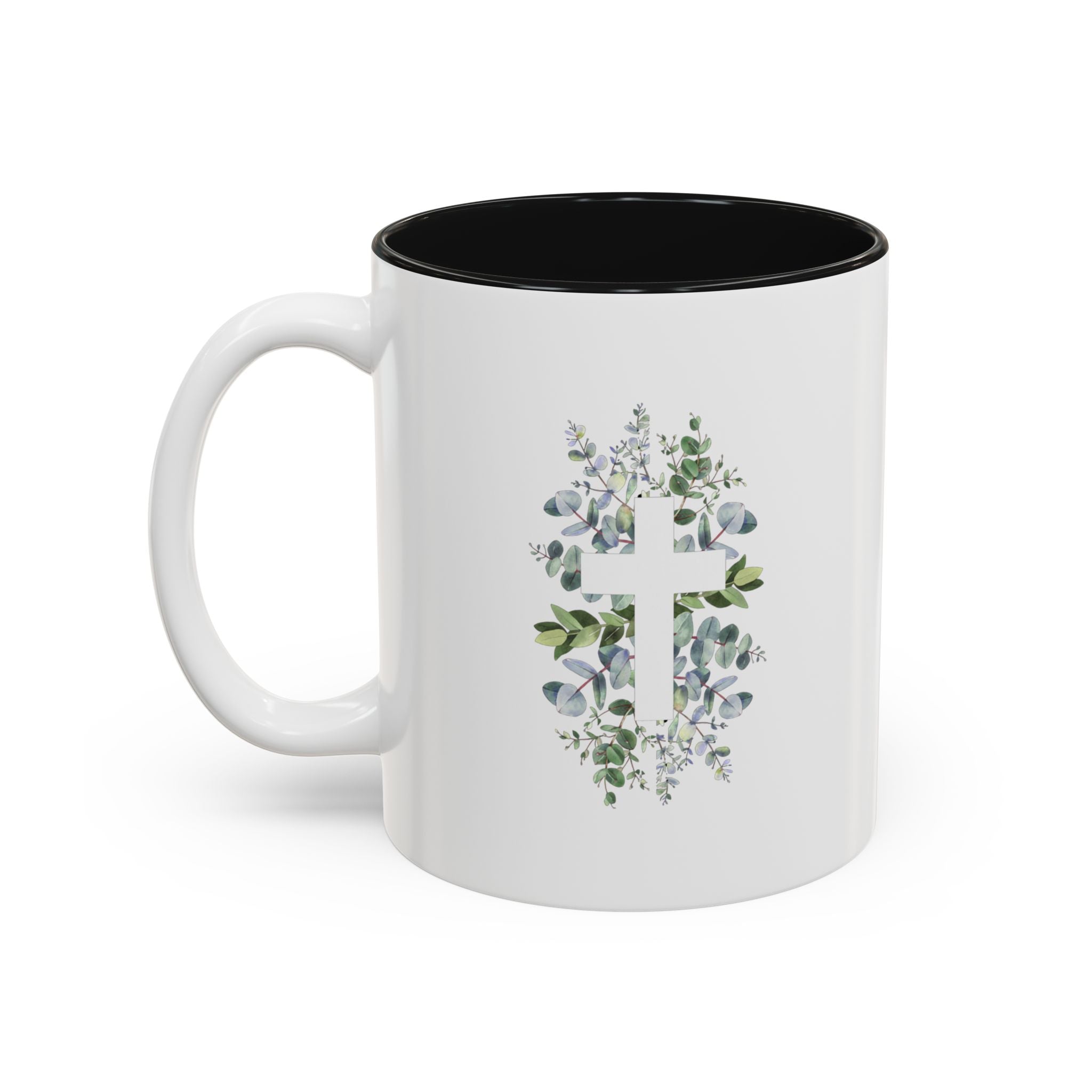 Personalized Godfather Gift Mug – Minimalist Eucalyptus (11oz)
